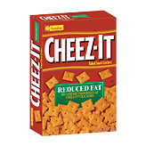 Sunshine Cheez-It reduced fat baked snack crackers Left Picture